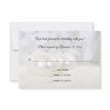 Vitt julvinter-bröllop