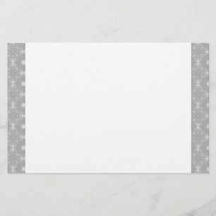 Vitt kantad signaturmönster brevpapper