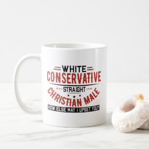 Vitt konservativ kaffe mugg