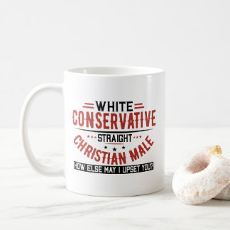 Vitt konservativ kaffe mugg