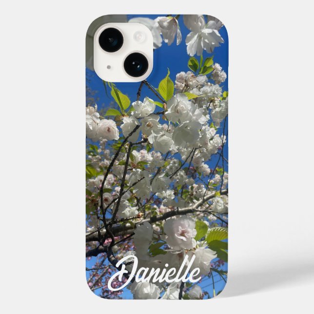 vitt körsbärsblomstrande träd  (Baksida)