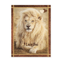 Vitt Lejont foto I Kärlek You