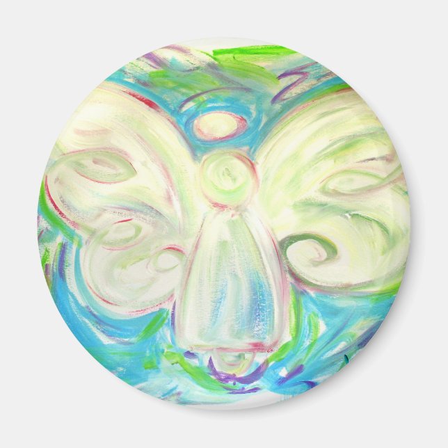 Vitt ljus gel Magnet (Framsidan)