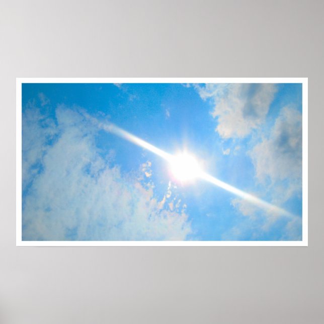 Vitt ljus Poster (Framsidan)