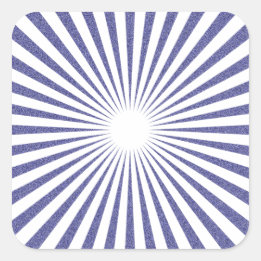 Vitt mål - fyrkantigt klistermärke