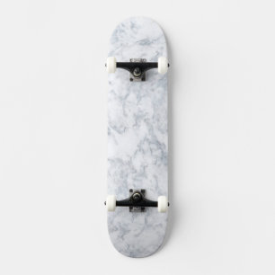 Vitt marble-utseende skateboard bräda 20 cm