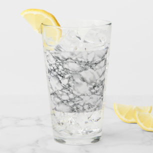 Vitt marmorglas glaskopp