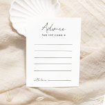 Vitt Modern Script Bröllop Adapter Rådkort<br><div class="desc">Vi presenterar vårt vita moderna skrivkort med Bröllop, där modern minimalism passar in i kalligrafikonsten. Den här förbannade estetiken ger en sofistikerad luft till din speciella dag - med en tuff av boho, avslappnad charm. Kombinationen av enkel typografi med ett typsnitt för snyggt lägger till en unik personlighet i bröllop....</div>