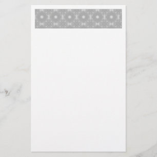 Vitt mönster brevpapper