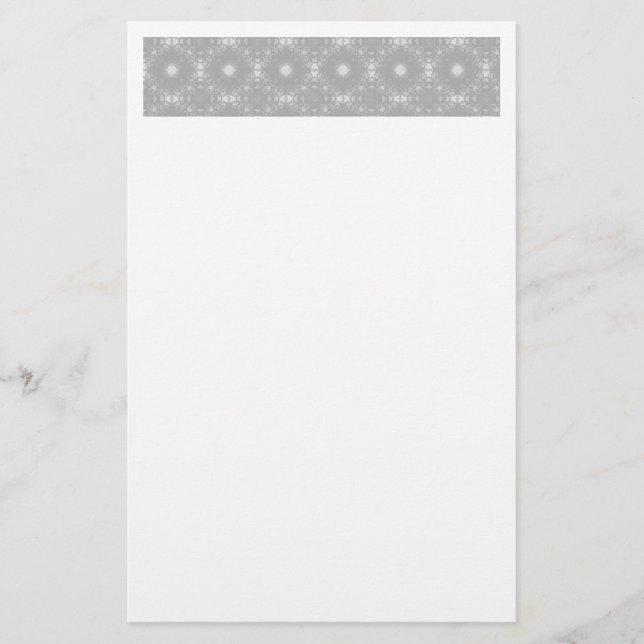 Vitt mönster brevpapper (Framsida)