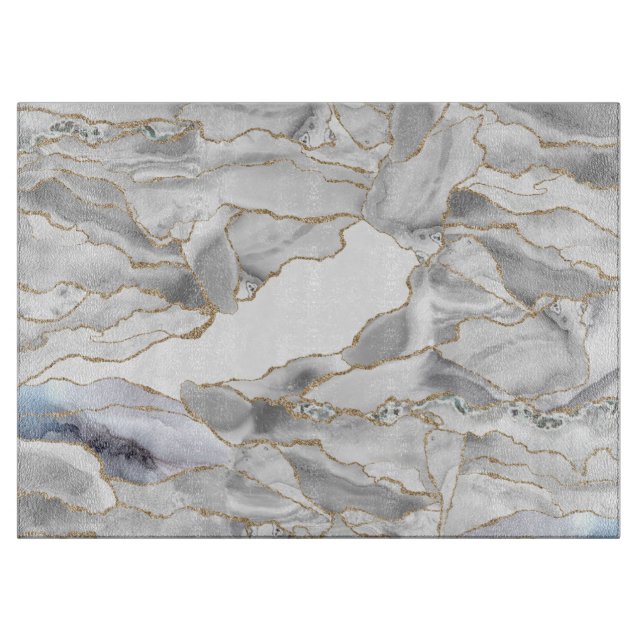 Vitt och guld glitter agate (Framsidan)