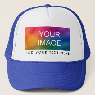 Vitt och Royal Blått Elegant Modern kvinnors Manar Keps