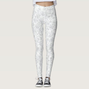 Vitt och snöre leggings