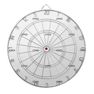Vitt och svart - enkelt och modernt Mönster Darttavla