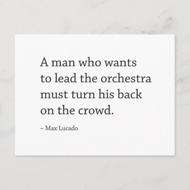 Vitt och svart vykort för motivation (Framsida)