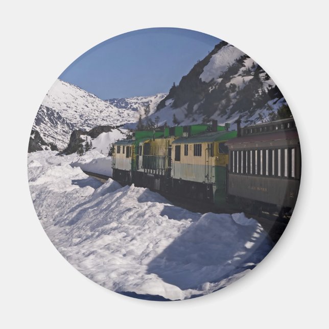 Vitt pass 21 magnet (Framsidan)