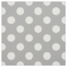 Vitt polka dots på grått