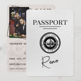 Vitt Reno Passport Spara datum Datumet