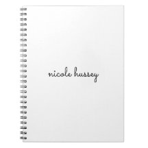 Vitt skript | Monogram för Snyggt - modernt minima