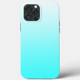 Vitt till Aqua Blue-övertoning
