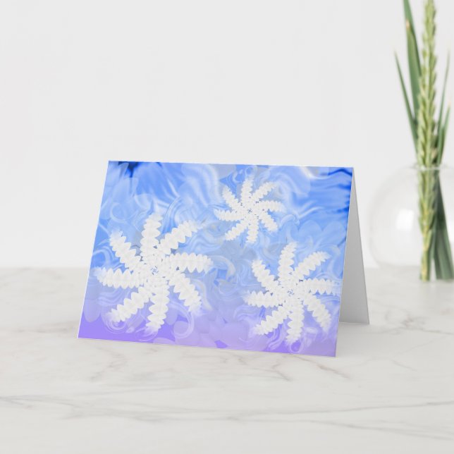 Vitt tonårsblanketthälsningskort för nedre rotatio kort (Framsida)