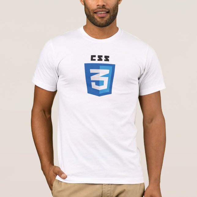 VitT-tröja för logotyp CSS3 Tröja (Framsida)