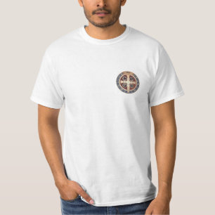 VitT-tröja med medaljen av St. Benedict T Shirt