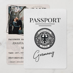 Vitt Tysklant pass Spara datum Datumet