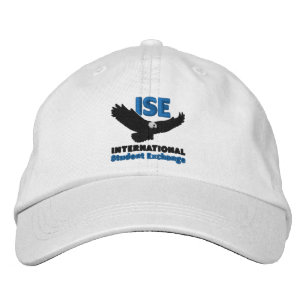Vitt Unisex Embroierat Hat Broderad Keps