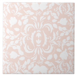 Vitt vackert köksdekan William Morris rosa White Kakelplatta