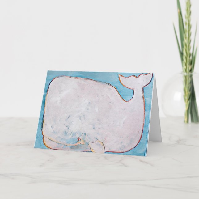 Vitt valkort tack kort (Framsida)