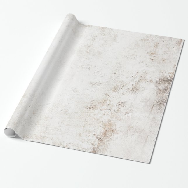 Vitt venetiskt plaster presentpapper (Utrullad)