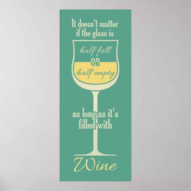 Vitt Vin-glas poster (Framsidan)
