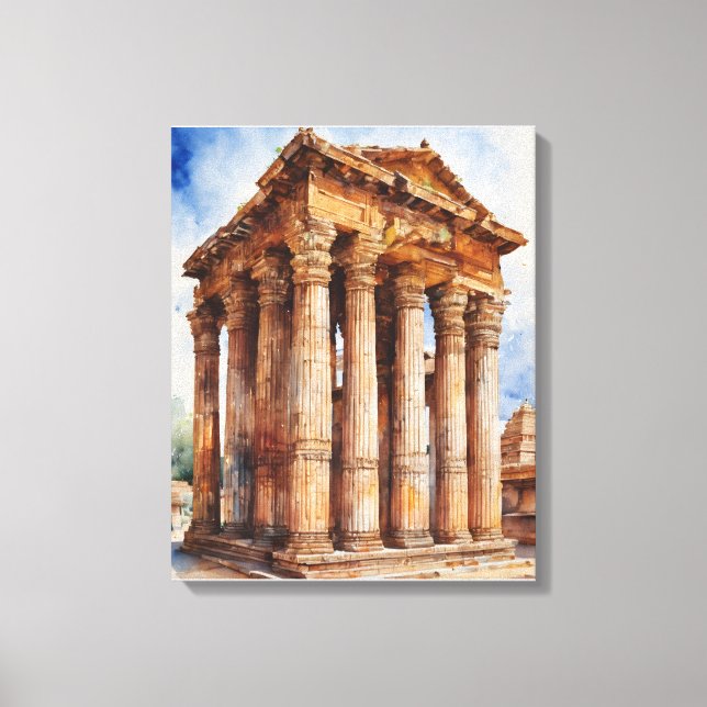 Vittala Temple of Musical Pillars I Canvastryck (Framsida)