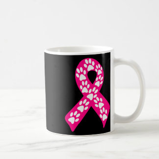 VitTass avtryck Rosa Bröstcancer Medvetenhet om br Kaffemugg