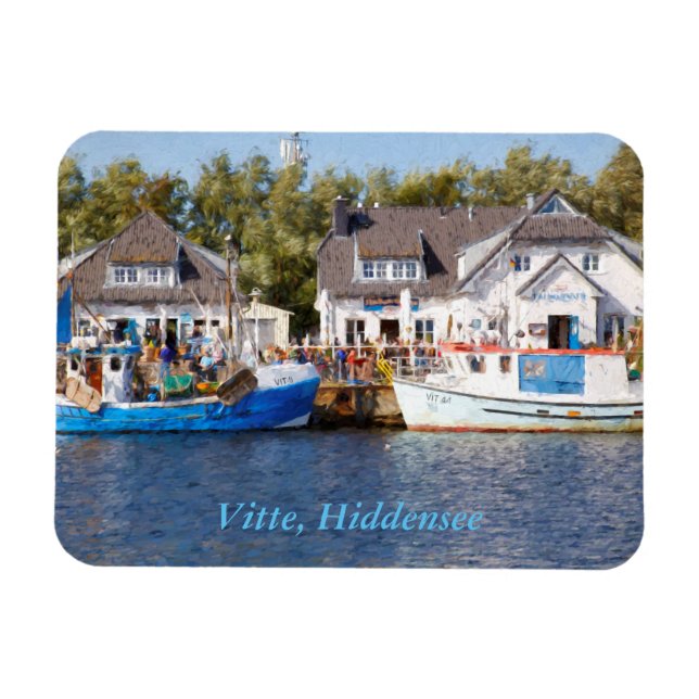 Vitte, doldensee magnet (Horisontell)