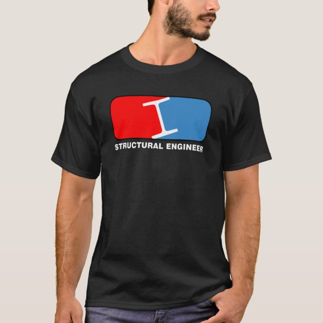 Vittext för Ingenjör T Shirt (Framsida)