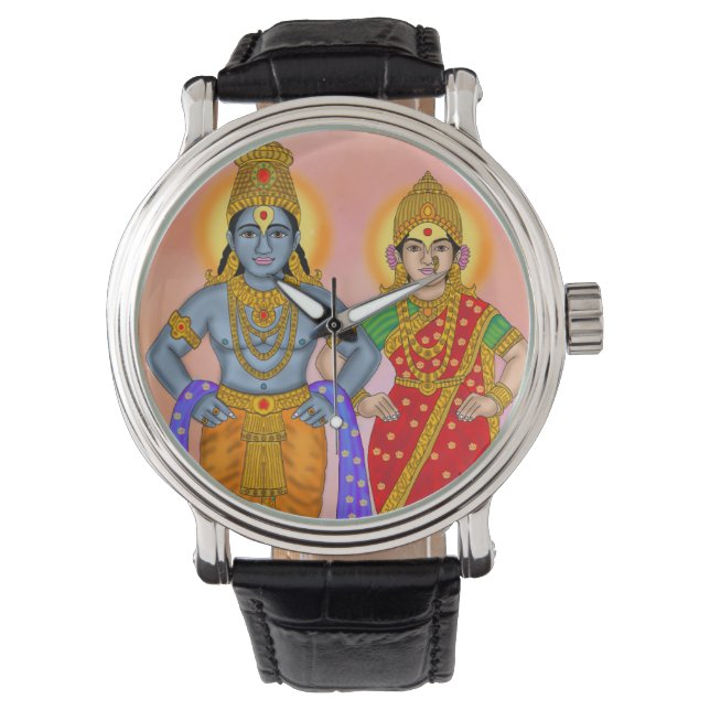 Vitthal Rukmini Clock Armbandsur (Framsida)