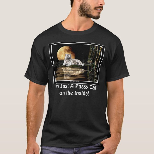VITTIGARE konstnärlig design Tee (Framsida)