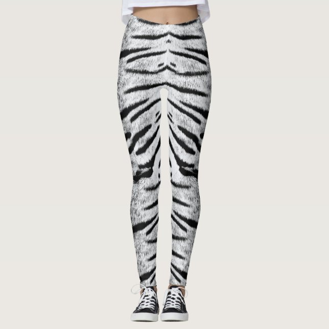 Vittiger mönster leggings (Framsida)