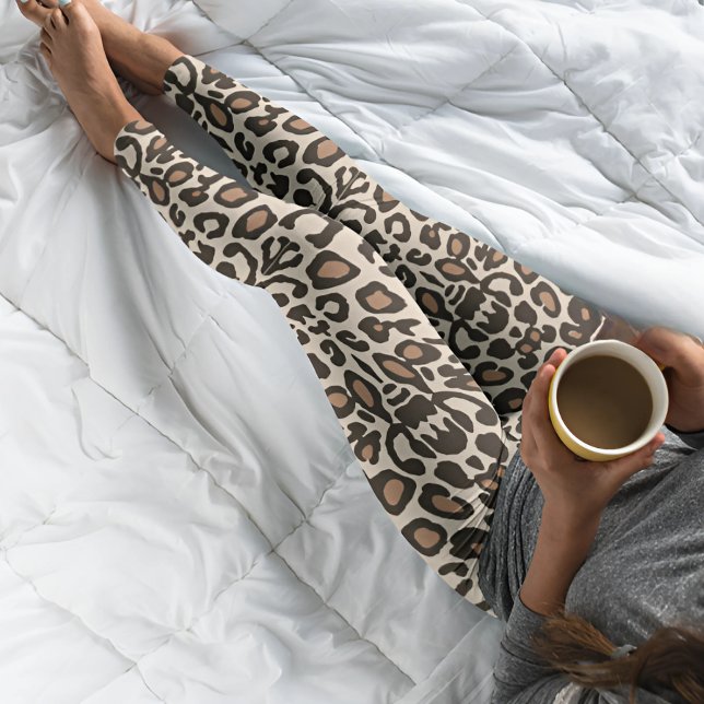 Vittiger Safari Skriv ut Leggings (Skapare uppladdad)