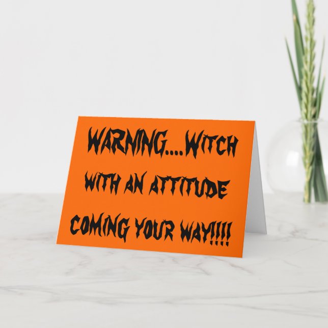 VITTNAR MED ATTITUDE (BRA) KOMMA MED DIN VÄG KORT (Framsida)
