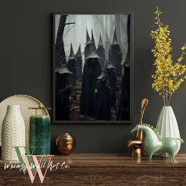 Vittnen i Forest Halloween Poster