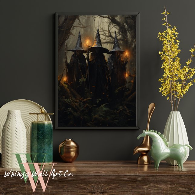 Vittnen i Forest Mörk Gothic Halloween Poster (Skapare uppladdad)