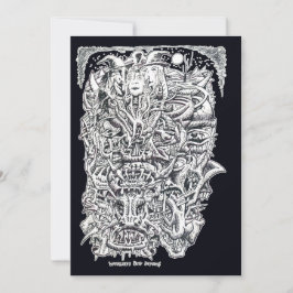 Vittnen och Djävulen, av Brian Benson Flat Card