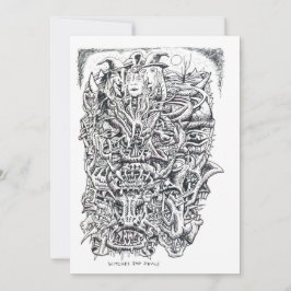 Vittnen och Djävulen, av Brian Benson Flat Card