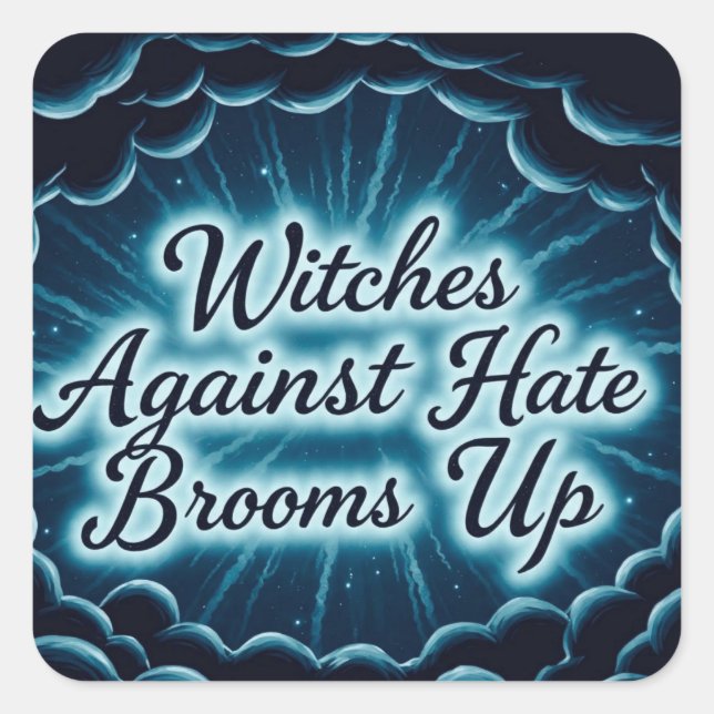 VittnenMotHat Fyrkantigt Klistermärke (Framsida)