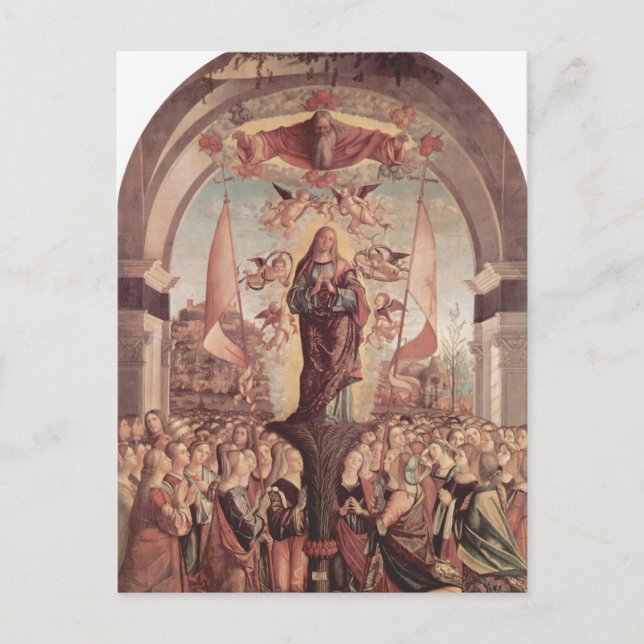 Vittore Carpaccio- St. Ursulas glorifiering Vykort (Framsida)