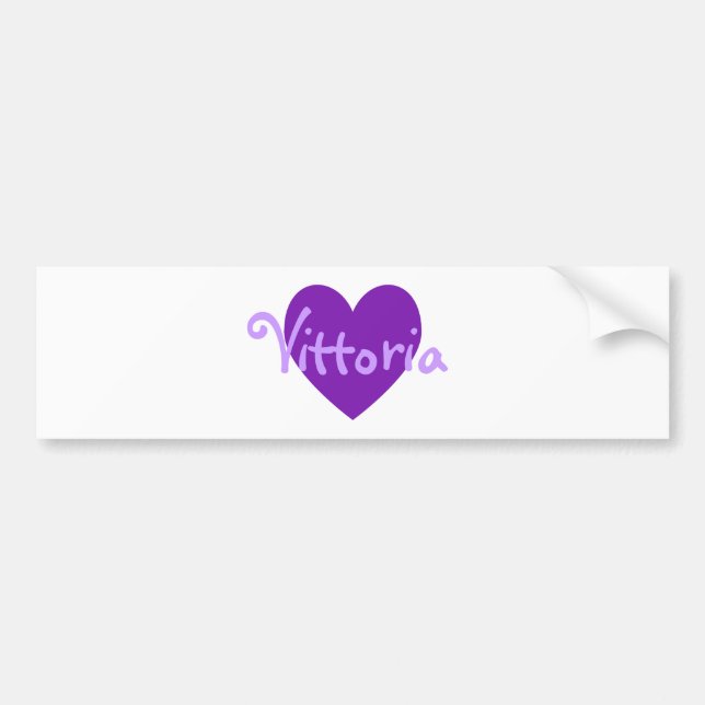 Vittoria i Lila Bildekal (Framsidan)