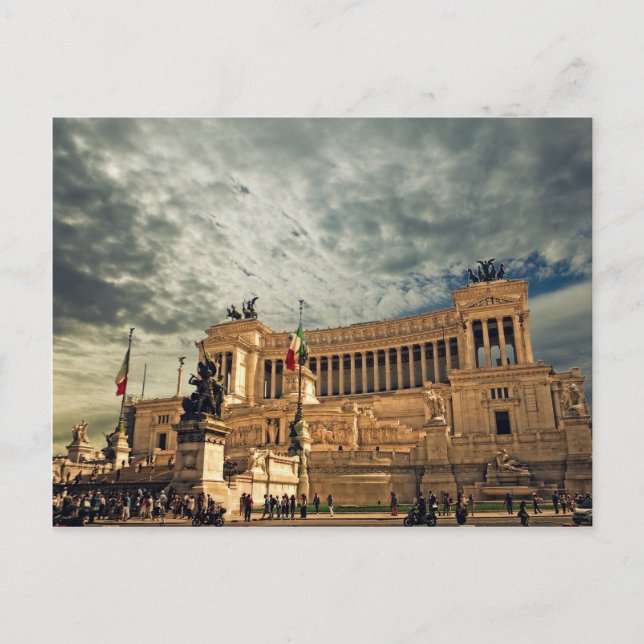 Vittorio Emanuele monument Vykort (Framsida)